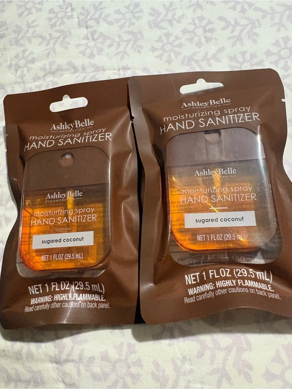 Moisturizing Spray Hand Sanitizer — Teal & Brown